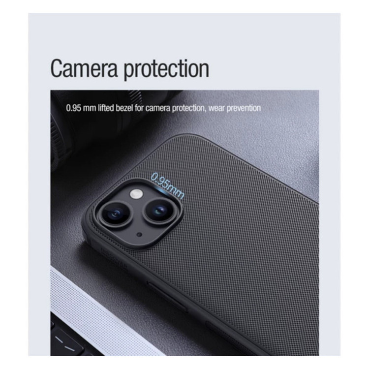 کاور نیلکین مدل Super Frosted Shield Pro مناسب برای گوشی موبایل اپل iPhone 13
