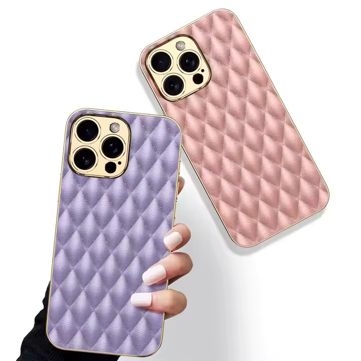 کاور جی کی کی مدل LEATHER (RHOMBOID) مناسب برای گوشی موبایل اپل iPhone 16