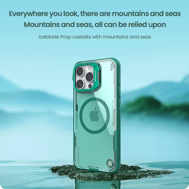 کاور نیلکین مدل Iceblade Prop Frame version Magnetic مناسب برای گوشی موبایل اپل iPhone 16 Pro