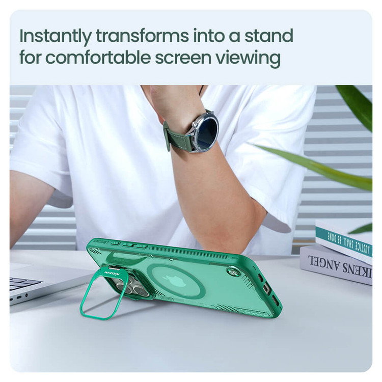 کاور نیلکین مدل Iceblade Prop Frame version Magnetic مناسب برای گوشی موبایل اپل iPhone 16 Pro