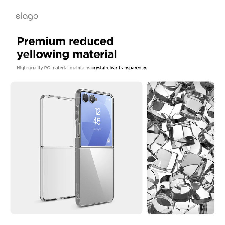 کاور اپیکوی مدل Transparent Fold مناسب برای گوشی موبایل سامسونگ Galaxy Z Flip 7