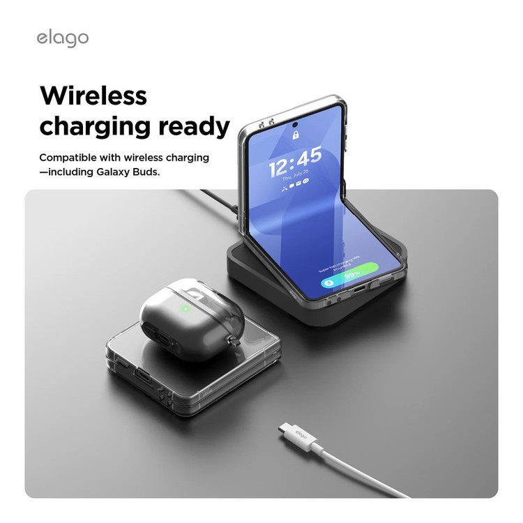 کاور اپیکوی مدل Transparent Fold مناسب برای گوشی موبایل سامسونگ Galaxy Z Flip 7