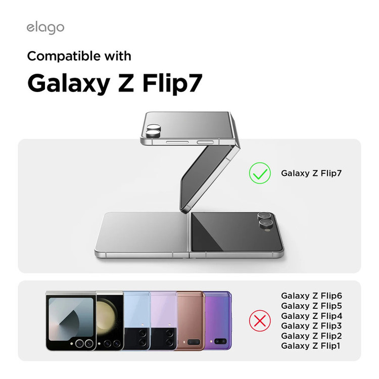 کاور اپیکوی مدل Transparent Fold مناسب برای گوشی موبایل سامسونگ Galaxy Z Flip 7