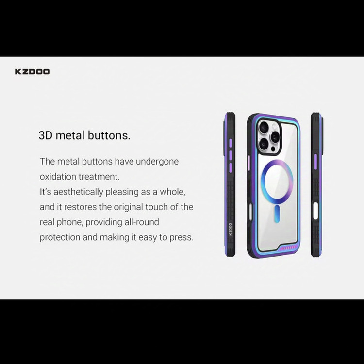 کاور کی -زد دوو مدل Mag Ares Sport مناسب برای گوشی موبایل اپل iPhone 16 Pro