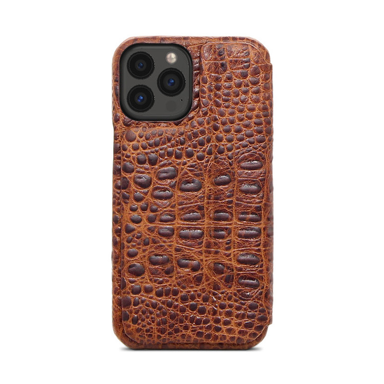 کیف کلاسوری اگرت مدل Croco چرمی مناسب برای گوشی موبایل اپل iPhone 13 Pro Max