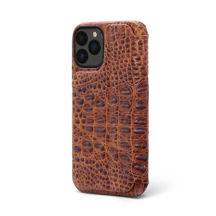 کیف کلاسوری اگرت مدل Croco چرمی مناسب برای گوشی موبایل اپل iPhone 13 Pro Max