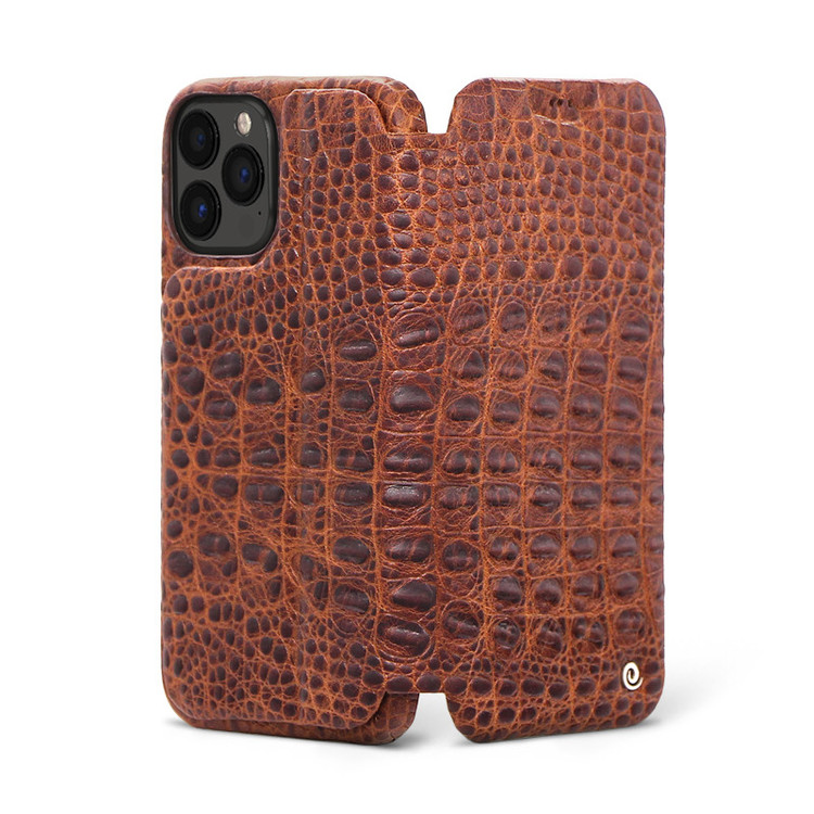 کیف کلاسوری اگرت مدل Croco چرمی مناسب برای گوشی موبایل اپل iPhone 13 Pro Max