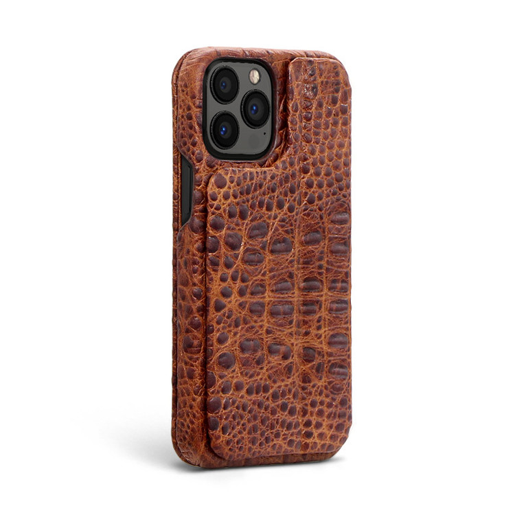 کیف کلاسوری اگرت مدل Croco چرمی مناسب برای گوشی موبایل اپل iPhone 13 Pro Max