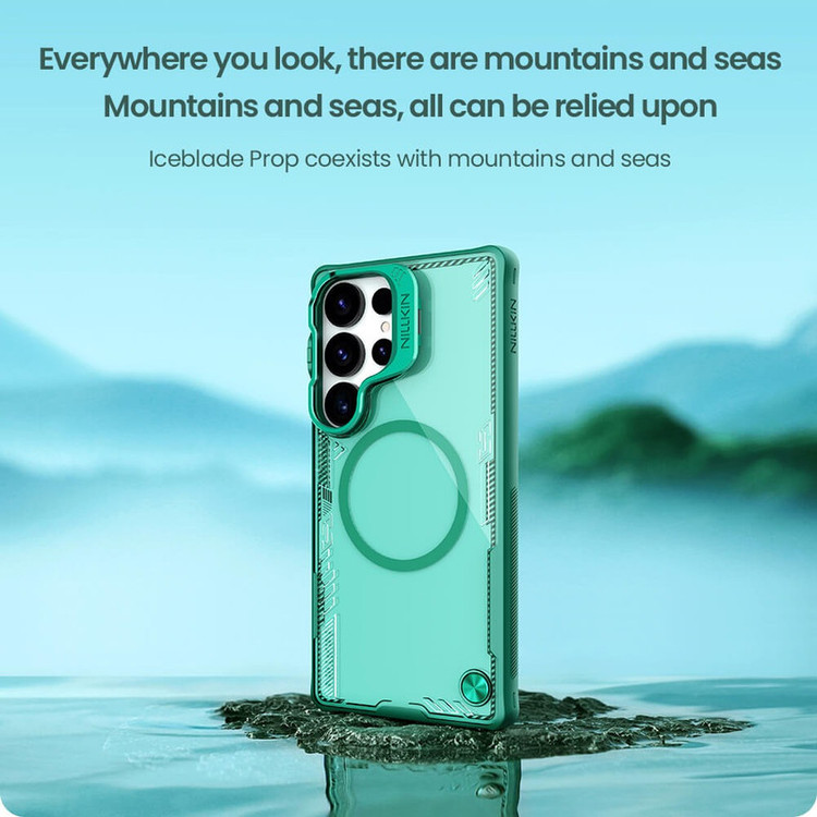 کاور نیلکین مدل Iceblade Prop Frame version Magnetic مناسب برای گوشی موبایل سامسونگ Galaxy S25 Ultra