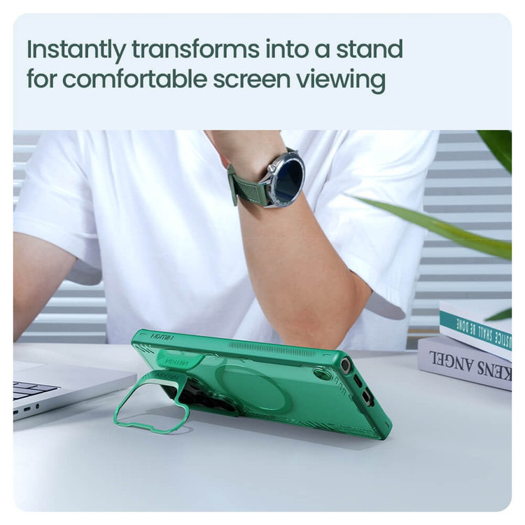 کاور نیلکین مدل Iceblade Prop Frame version Magnetic مناسب برای گوشی موبایل سامسونگ Galaxy S25 Ultra