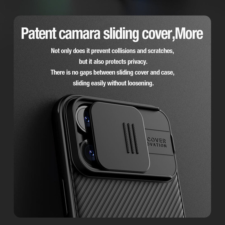 کاور نیلکین مدل CamShield Pro مناسب برای گوشی موبایل اپل iPhone 15 Pro
