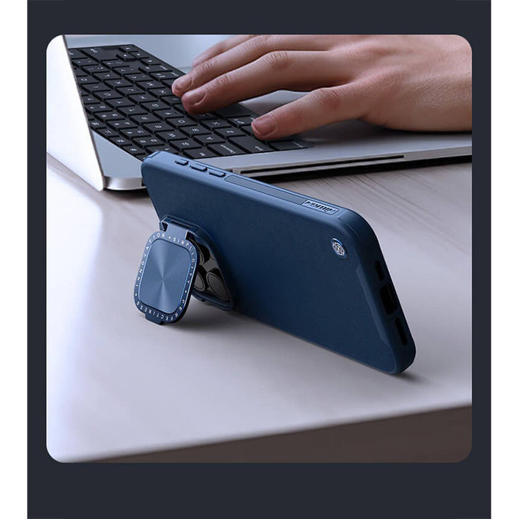 کاور نیلکین مدل Camshield Prop Leather مناسب برای گوشی موبایل اپل iPhone 15 Pro