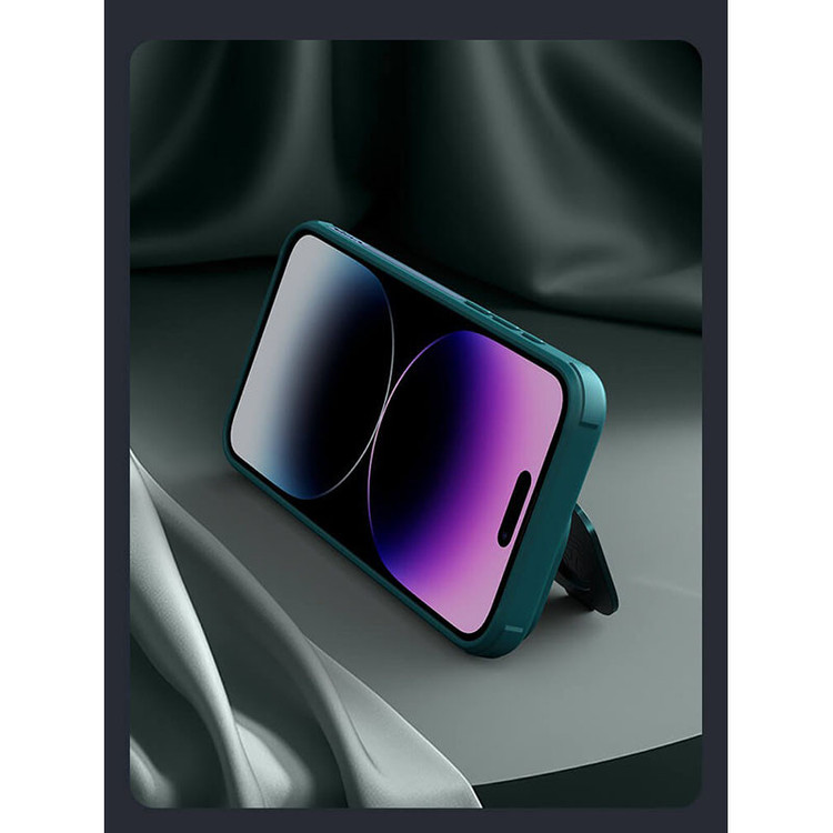 کاور نیلکین مدل Camshield Prop Leather مناسب برای گوشی موبایل اپل iPhone 15 Pro
