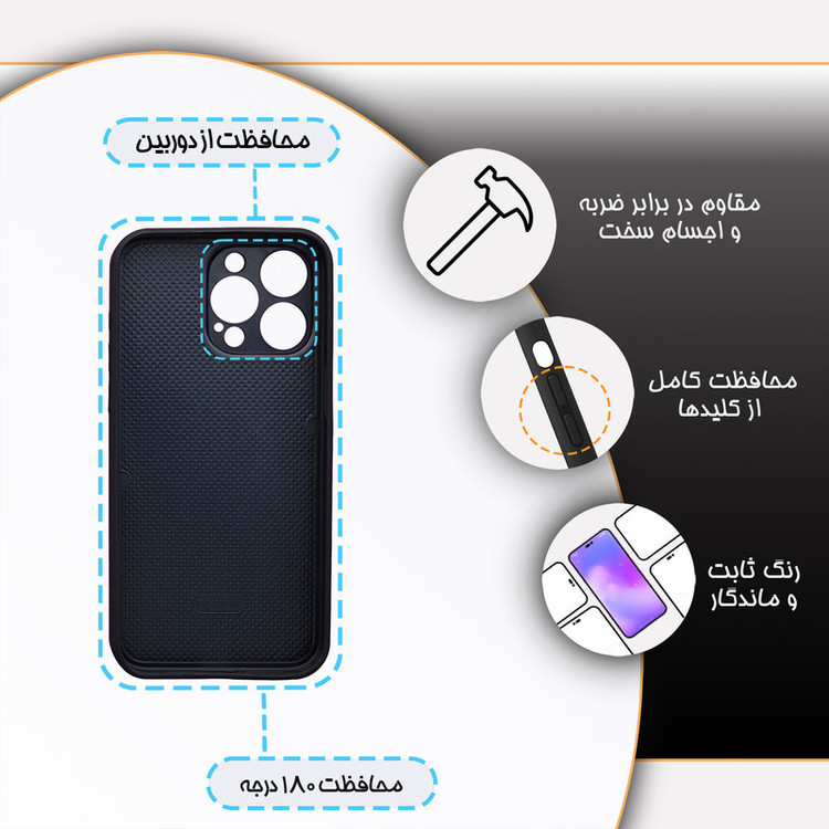 کاور گارد قاب مدل فانتزی مناسب برای گوشی موبایل اپل iPhone 15 Pro Max
