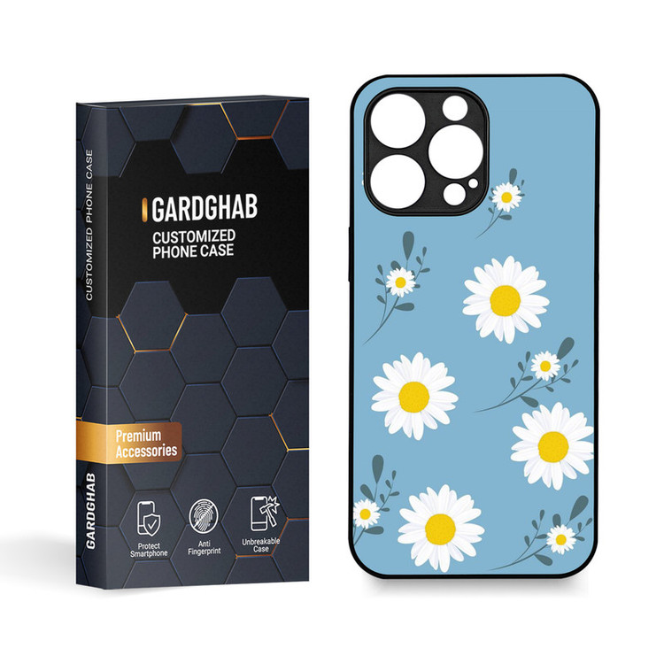 کاور گارد قاب مدل گل مناسب برای گوشی موبایل اپل iPhone 15 Pro Max