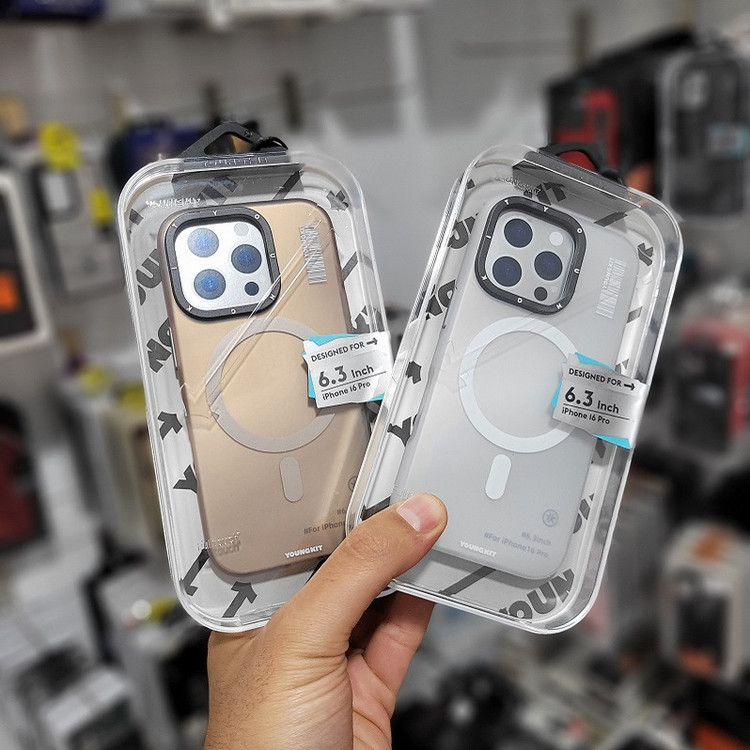 کاور یانگ کیت مدل hiden sand مناسب برای گوشی موبایل اپل iphone 16 pro max