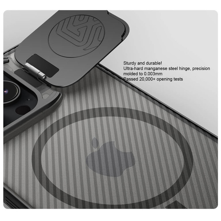 کاور نیلکین مدل Camshield Prop Magnetic Clear مناسب برای گوشی موبایل اپل iPhone 16 Pro