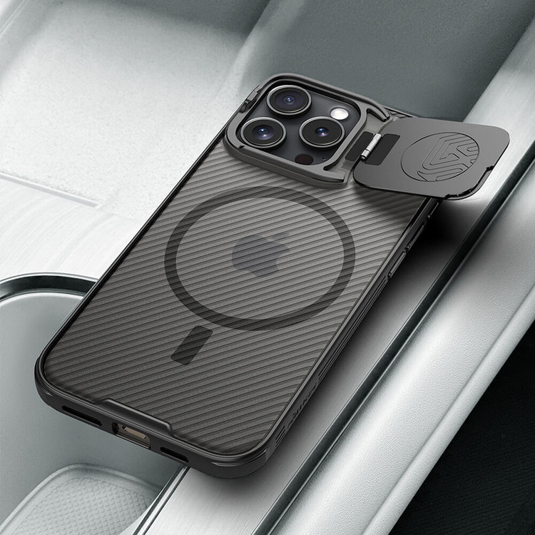 کاور نیلکین مدل Camshield Prop Magnetic Clear مناسب برای گوشی موبایل اپل iPhone 16 Pro