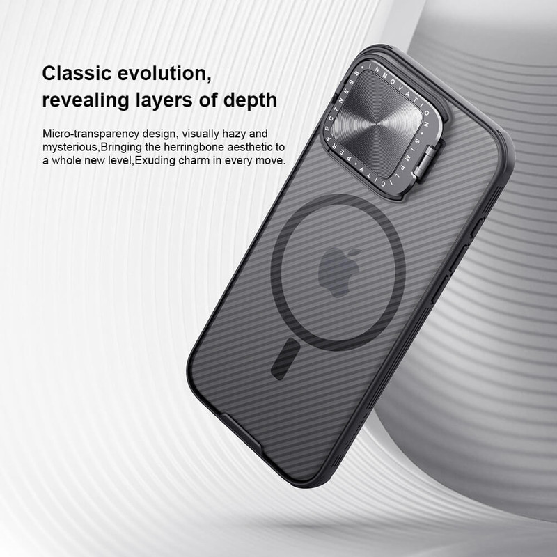 کاور نیلکین مدل Camshield Prop Magnetic Clear مناسب برای گوشی موبایل اپل iPhone 16 Pro