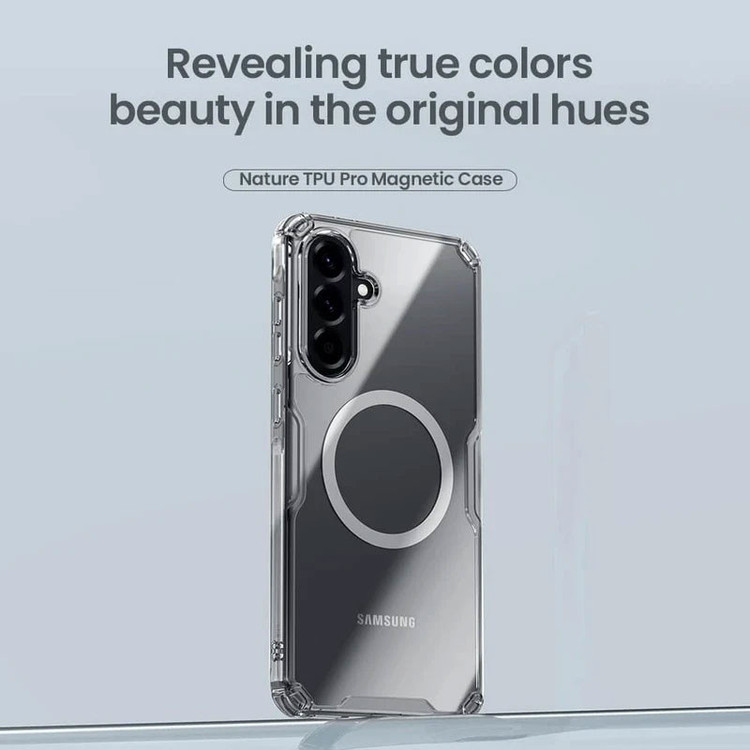 کاور نیلکین مدل Nature TPU Pro Magnetic مناسب برای گوشی موبایل سامسونگ Galaxy A56/A37/A36