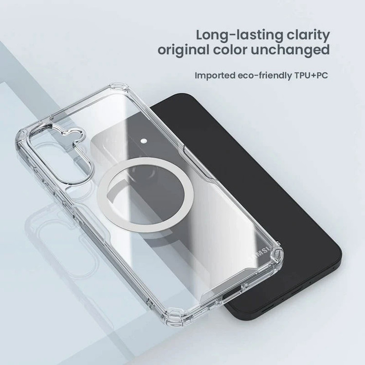 کاور نیلکین مدل Nature TPU Pro Magnetic مناسب برای گوشی موبایل سامسونگ Galaxy A56/A37/A36