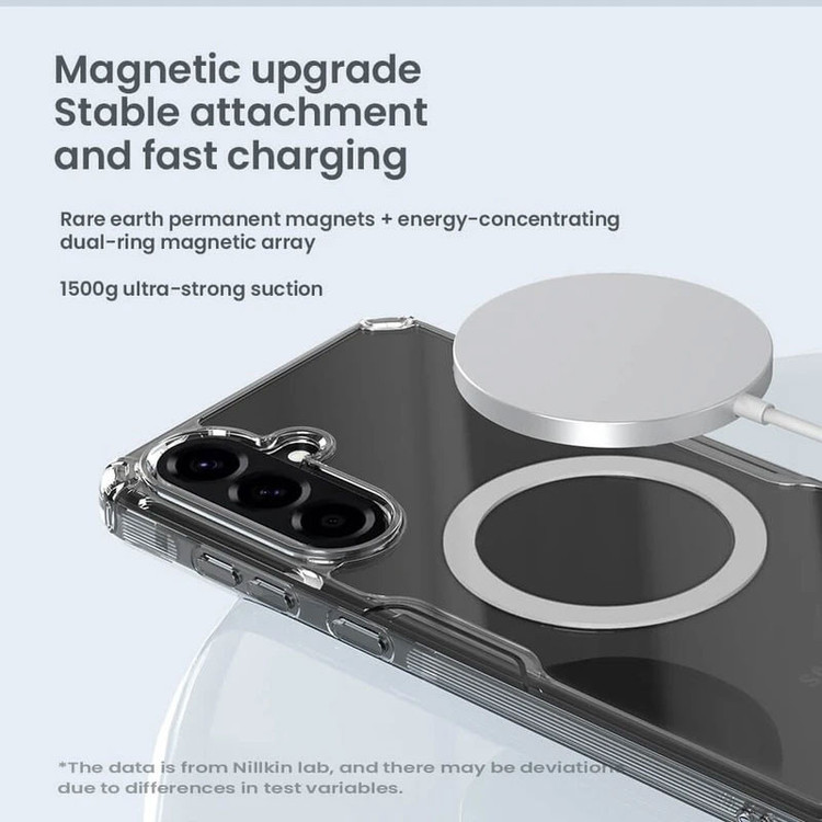 کاور نیلکین مدل Nature TPU Pro Magnetic مناسب برای گوشی موبایل سامسونگ Galaxy A56/A37/A36