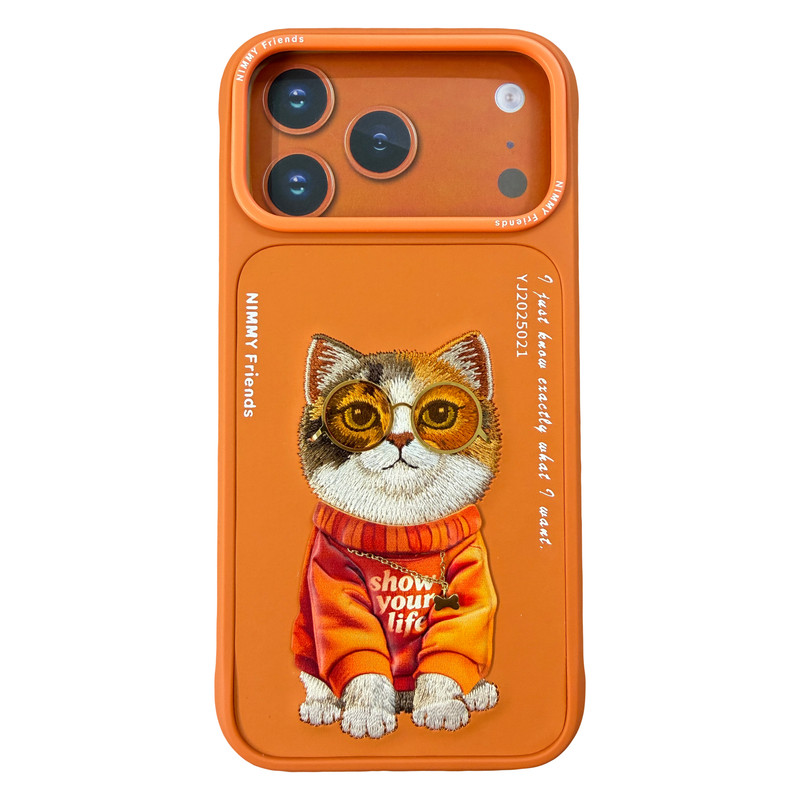 کاور نیمی مدل CAT مناسب برای گوشی موبایل اپل iphone 17 pro max