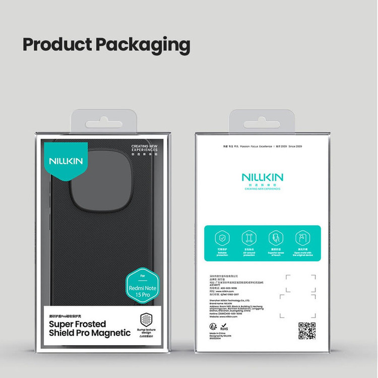 کاور نیلکین مدل Super Frosted Shield Pro Magnetic مناسب برای گوشی موبایل شیائومی Redmi Note 15 Pro 5G
