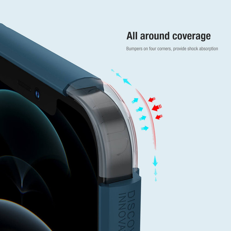 کاور نیلکین مدل Super Frosted Shield Pro مناسب برای گوشی موبایل اپل IPhone 13