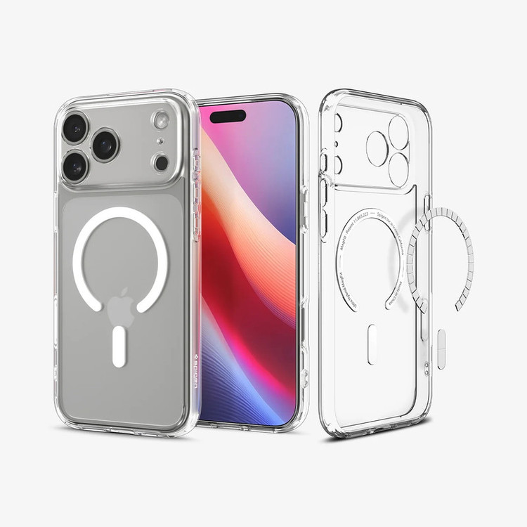 کاور اسپیگن مدل ultra hiybrid magsafe مناسب برای گوشی موبایل اپل iphone 17 pro