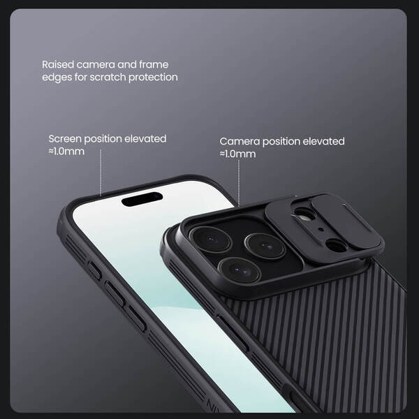 کاور نیلکین مدل Camshield Pro مناسب برای گوشی موبایل اپل iPhone 17 Pro