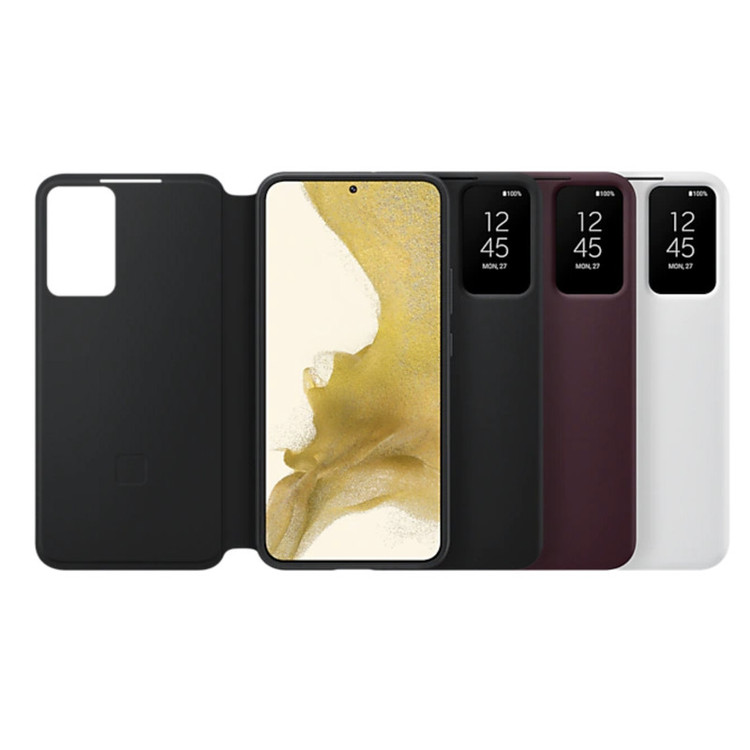 کیف کلاسوری سامسونگ مدل Smart Clear View مناسب برای گوشی موبایل سامسونگ Galaxy S22 Plus