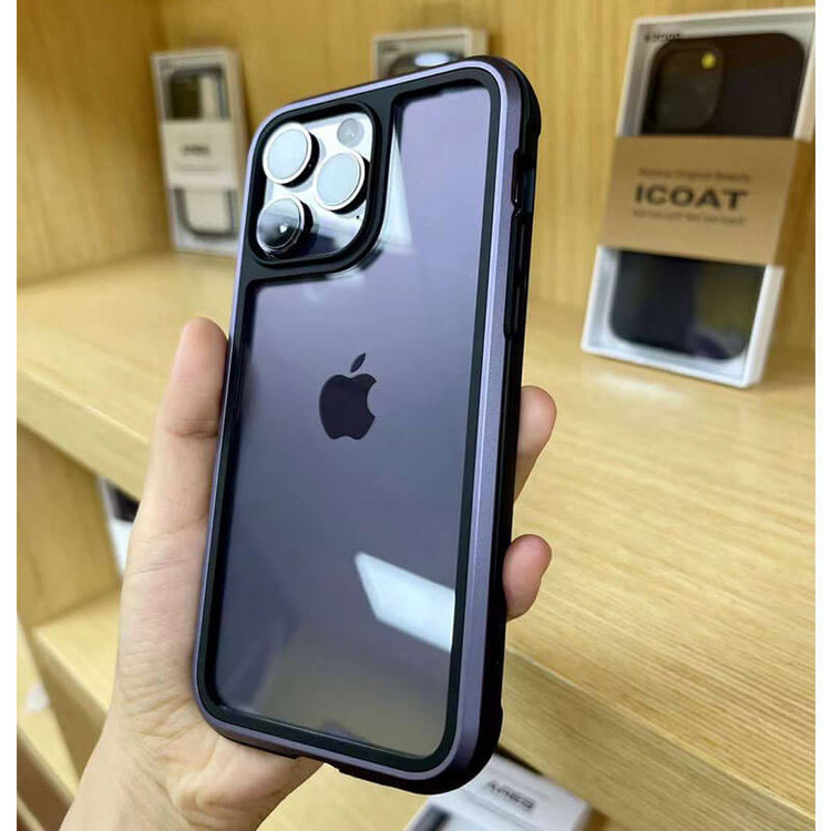 کاور کی-دوو مدل Ares deep purple مناسب برای گوشی موبایل اپل iPhone 14 pro