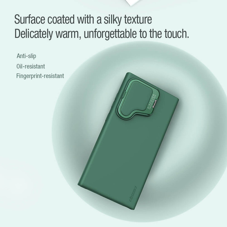 کاور نیلکین مدل CamShield Silky Prop silicon مناسب برای گوشی موبایل سامسونگ Galaxy S24 Ultra