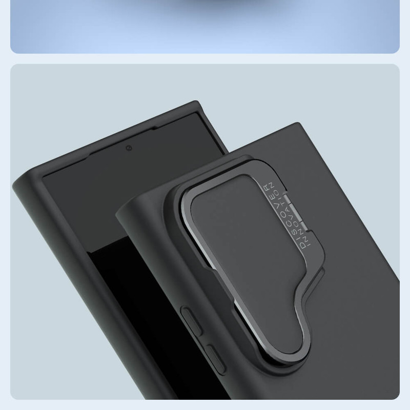 کاور نیلکین مدل CamShield Silky Prop silicon مناسب برای گوشی موبایل سامسونگ Galaxy S24 Ultra