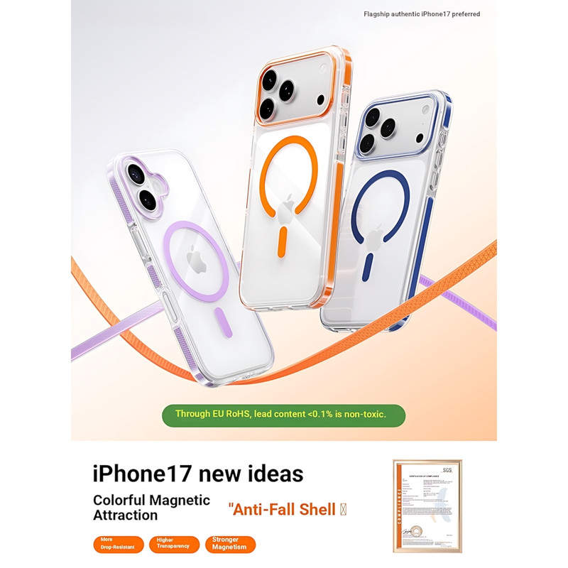 کاور مدل Gleam مناسب برای گوشی موبایل اپل iPhone 17 Pro Max