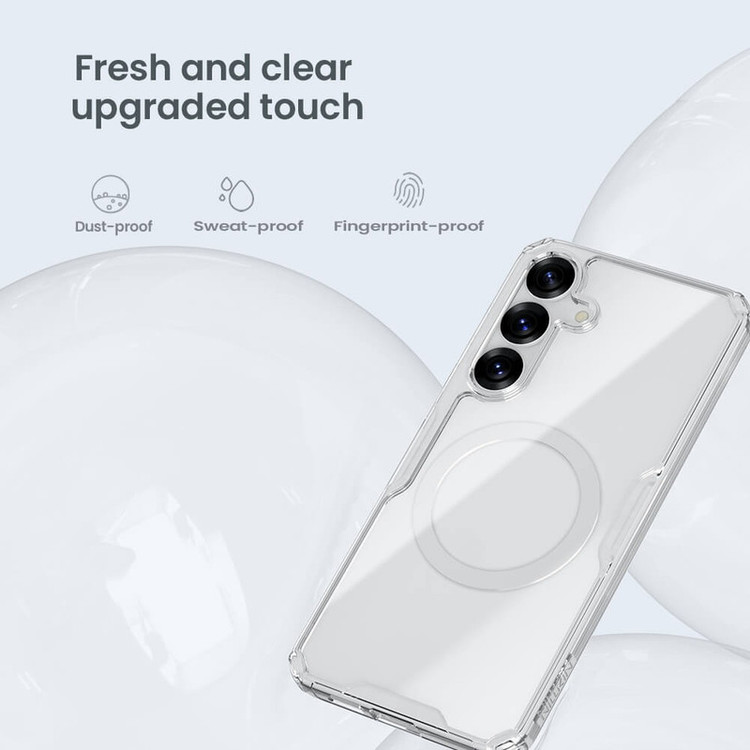 کاور نیلکین مدل Nature TPU Pro Magnetic مناسب برای گوشی موبایل سامسونگ Galaxy S25 Plus