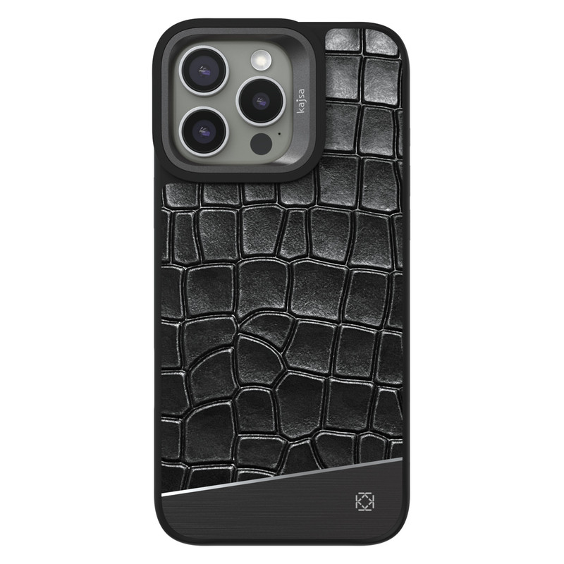 کاور کاجسا مدل Metallic Croco کد Z1 مناسب برای گوشی موبایل اپل iphone 17
