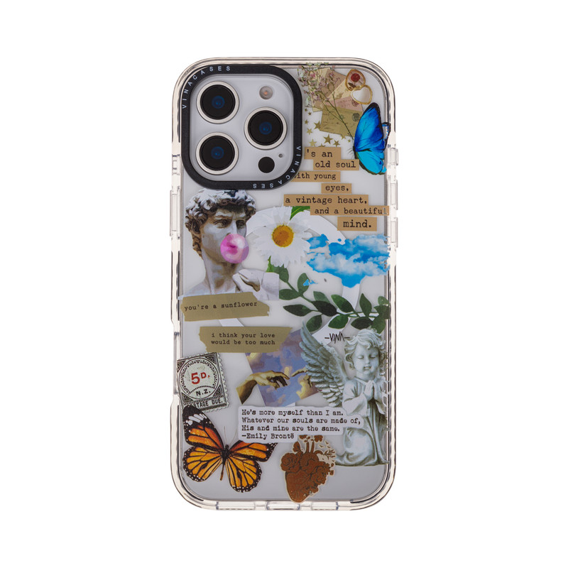 کاور ویناکیسز مدل Vintage collage MagSafe مناسب برای گوشی موبایل اپل iphone 16 pro max