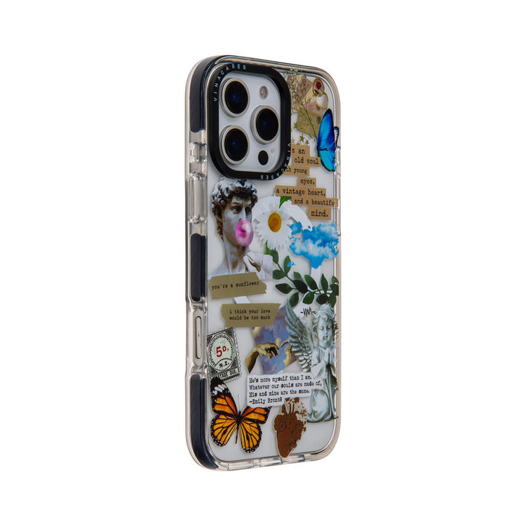 کاور ویناکیسز مدل Vintage collage MagSafe مناسب برای گوشی موبایل اپل iphone 16 pro max