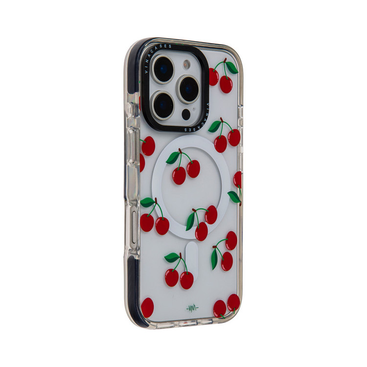 کاور ویناکیسز مدل Sweet cherry MagSafe مناسب برای گوشی موبایل اپل iphone 16 pro