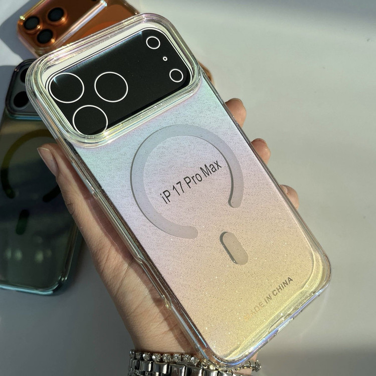 کاور مدل هلوگرامی طرح مگ سیف مناسب برای گوشی موبایل اپل Iphone 17 pro