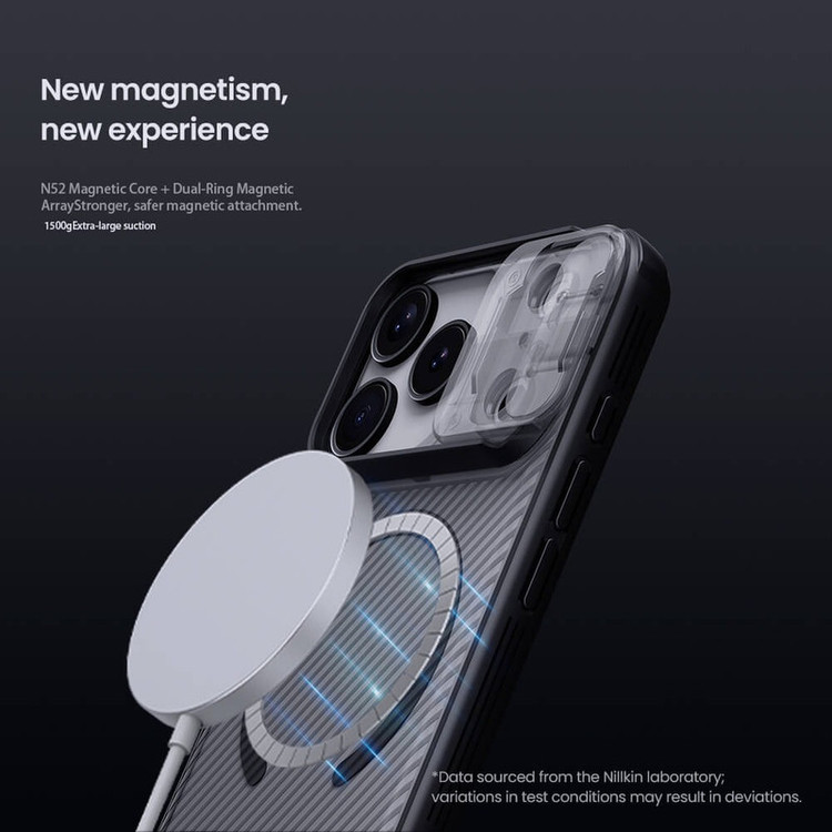 کاور نیلکین مدل CamShield Pro Magnetic Clear version مناسب برای گوشی موبایل اپل iPhone 17 Pro