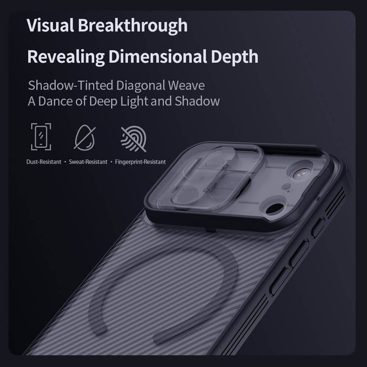 کاور نیلکین مدل CamShield Pro Magnetic Clear version مناسب برای گوشی موبایل اپل iPhone 17 Pro