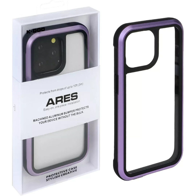 کاور کی-دوو مدل Ares purple مناسب برای گوشی موبایل اپل iPhone 13 pro