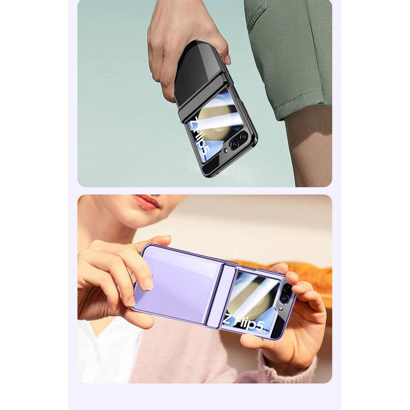کاور اپیکوی مدل Xundd Electroplated مناسب برای گوشی موبایل سامسونگ Galaxy Z Flip 5