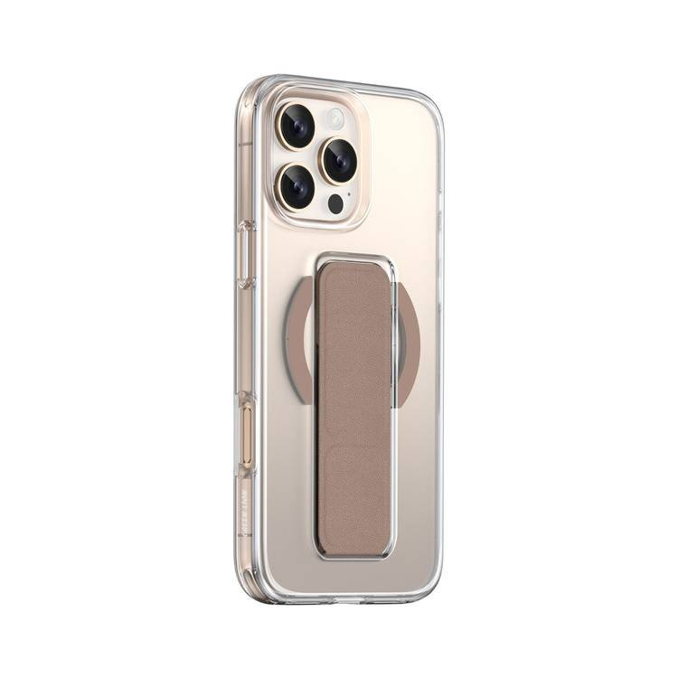 کاور گرین لاین مدل Magsafe Leather Grip مناسب برای گوشی موبایل اپل iPhone 16 Pro Max