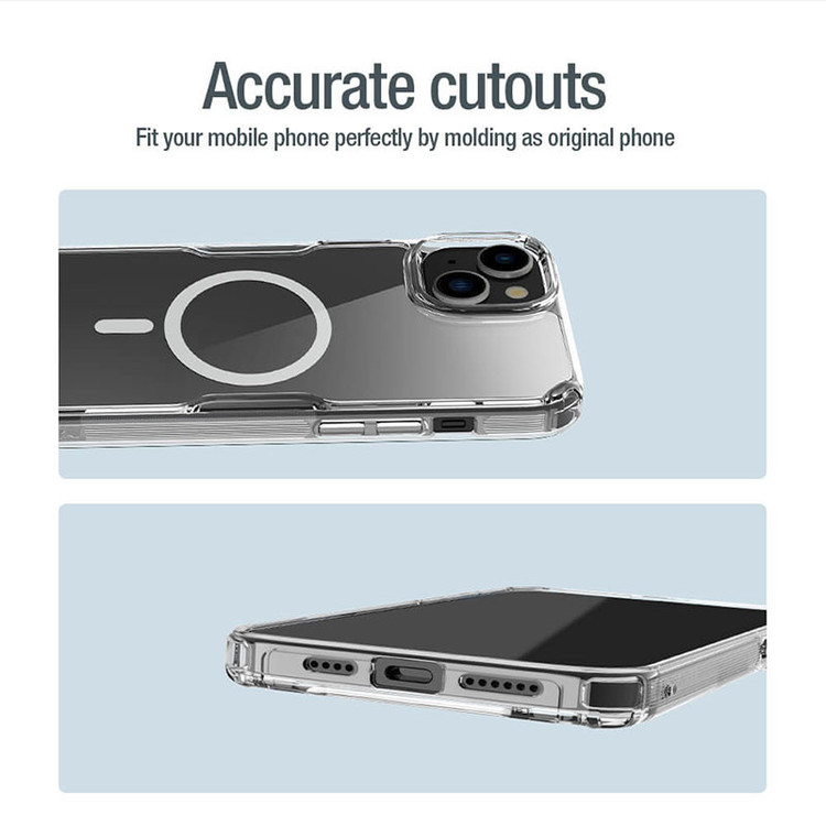 کاور نیلکین مدل Nature TPU Pro Magnetic مناسب برای گوشی موبایل اپل iPhone 15