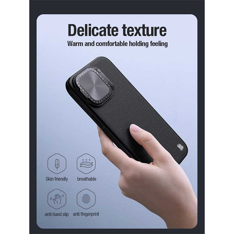 کاور نیلکین مدل Camshield Prop Leather مناسب برای گوشی موبایل اپل iPhone 15 Pro Max