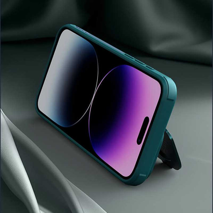 کاور نیلکین مدل Camshield Prop Leather مناسب برای گوشی موبایل اپل iPhone 15 Pro Max